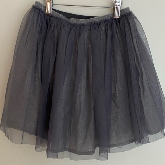 Gap Grey/Silver Tulle Skirt - Picture 3 of 5